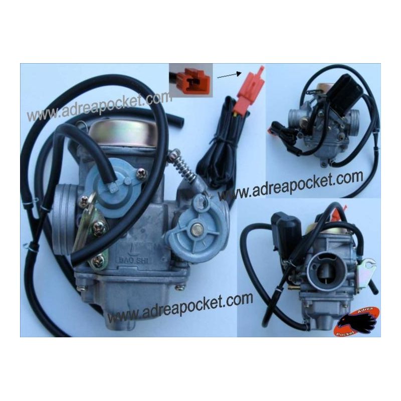 Carburateur 24 mm Scooter 4T Chinois GY6 125CC - AdreaPocket